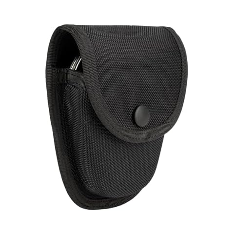 Dotacty Handcuff Pouch for Duty Belt Loop MOLLE Vest Standard Cuff Case Chain/Hinge Handcuff Nylon Holster ASP Cuff Holder Carry Bag Sheath for Law Enforcement Security Police Correctional Officer Cover