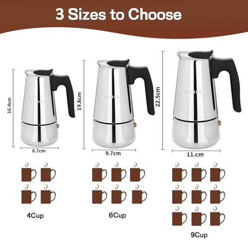 DUNSOO Espresso Maker Coffee Maker (450 ml)