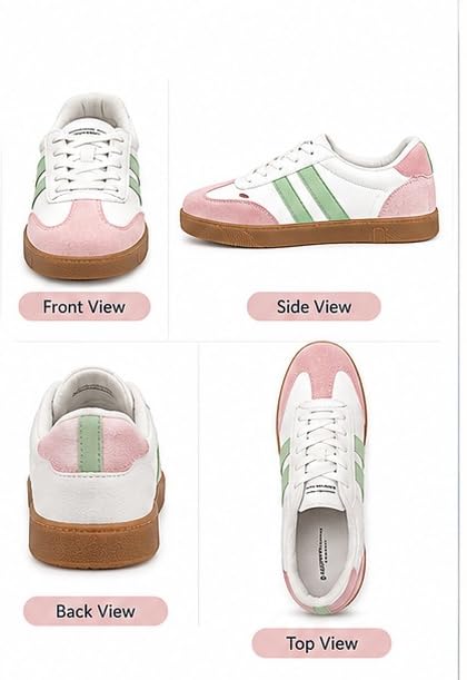 Image of Casual Sneaker Shoes for Women | Soft Cushioned Insole | Sneakers for Woman | Lightweight | Comfortable | Stylish, Trendy Girls and Women Sneakers with Laces