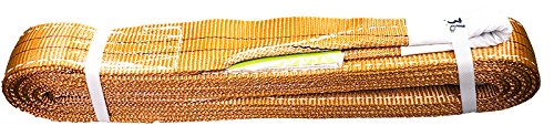 Flat Lifting Slings 1Ton - 10TON, Various Colours and lengths (2METRE, BROWN 6TON)