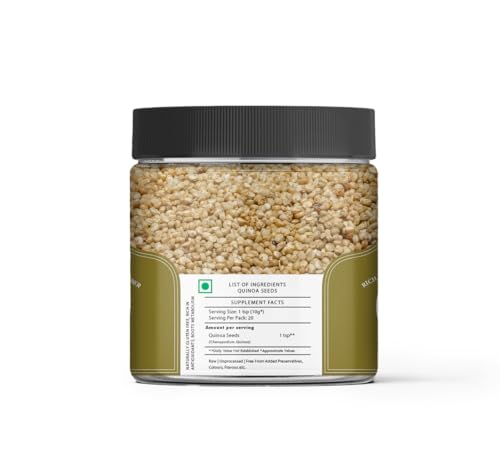 Image of Jivo Premium Quinoa Gluten Free | Gluten-Free | Saponin Free | High Protein & Fiber | Healthy Breakfast, Diet Food for Weight Management | 100% Wholegrain Cereal | Quinoa Jar 200g