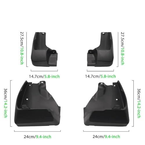 Guardabarros para Subaru Forester SK 2019-2024 protectores contra salpicaduras 3