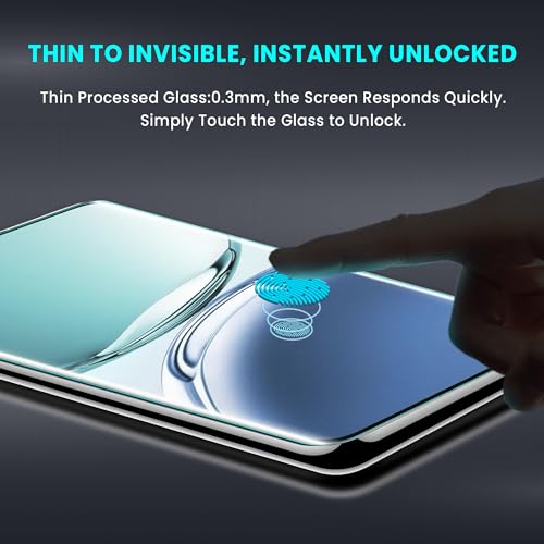 Image of ArmourPro Military Grade UV Tempered Glass Screen Protector Compatible for Oppo F27 Pro Plus 5G and Oppo F27 Pro with Edge to Edge Coverage, Cable Protector and Easy Installation kit (6.7 Inch)