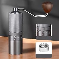 Amazon｜コーヒーミル 手動コーヒーグラインダー ステンレススチール