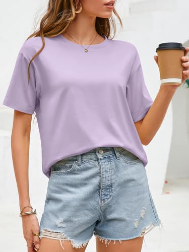 Image of UNCLECAT Womens Short Sleeve Crop Tops Summer Basic Cropped T Shirts