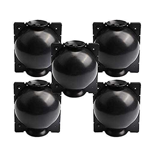 Yeehliny Pflanzenwurzel Verpflanzen Box Wiederverwendbare pflanzenwurzelbox Plant Rooting Ball, Plant Root Growing Box, Pflanzen Pfropfkasten für Gartenpfropfung Wurzelbildung 5PCS (Schwarz-5CM)