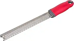 Zester de Aço Inox com Cabo Vermelho 32CM