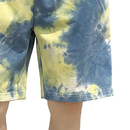 Shorts para hombre con cordón y diseño tie dye miniatura 6