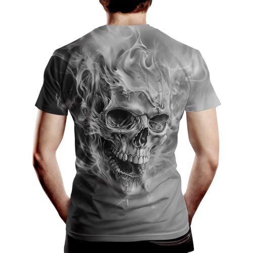 Men's Goth Skull Short Sleeve T-Shirt2