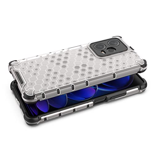 Image of Glasgow Back Case Cover Designed for [ Mi Redmi Note 12 Pro+ /12 Pro Plus 5G ] (Stylish Look | Shock Proof) - Transparent