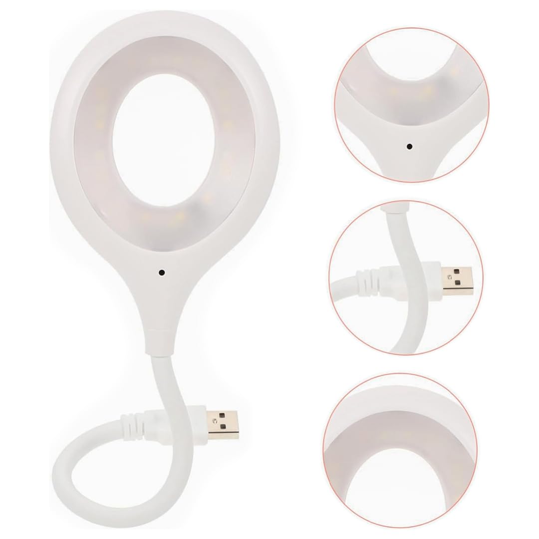 Portatif Akrobatik 20 SMD Ledli USB Gece Kitap Okuma Çalışma Lambası (Powerbank Uyumlu)