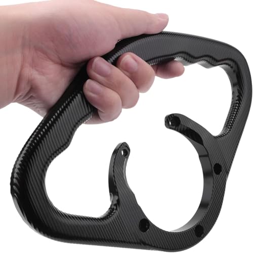 Motorrad Beifahrer Handgriff Tank Haltegriff Armlehne für Z800 Z1000 ZX6R ZX10R schwarz