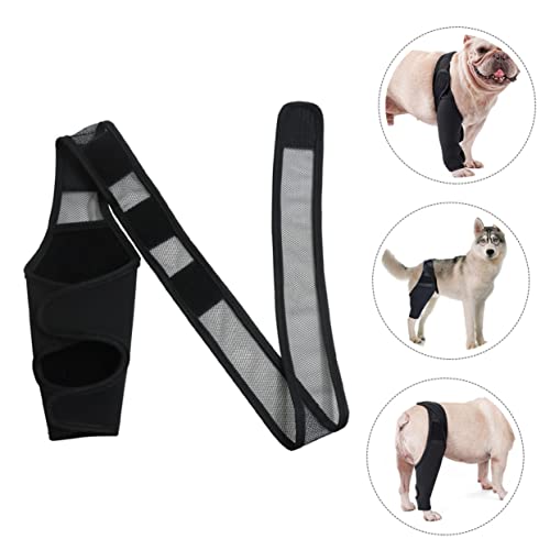 Image of Beaupretty Dog Leg Brace Neoprene Dog Brace Comfy Brace Dog Sling for Large Dogs Hind Leg Support Dog Back Leg Knee Brace for Dogs Dog Injured Knee Brace Pet The Dog Wiring Harness Knee Pads