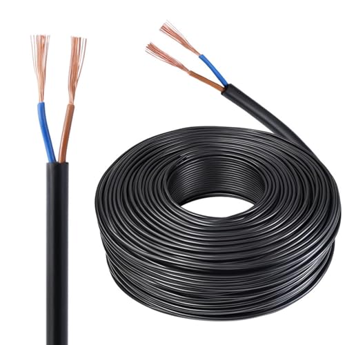 Cable de PVC de 2 hilos y 0.5mm² para interconexión de equipos electrónicos y audio 2