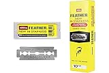 Producto de calidad óptima Feather Hojillas de Afeitar Doble Filo - 200 Unidades