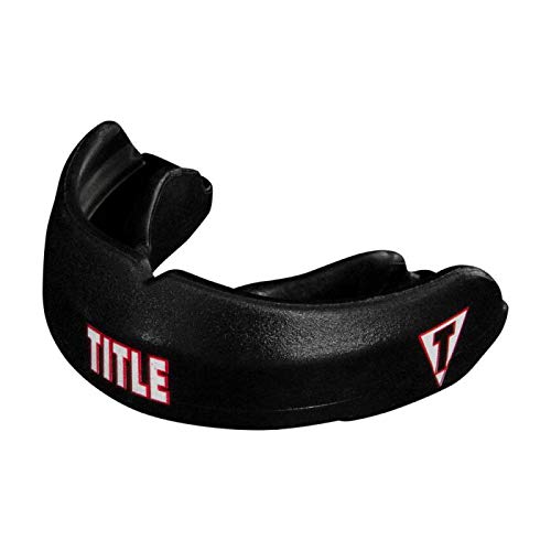 Title Boxing Max Braces Mouth Guard, Black
