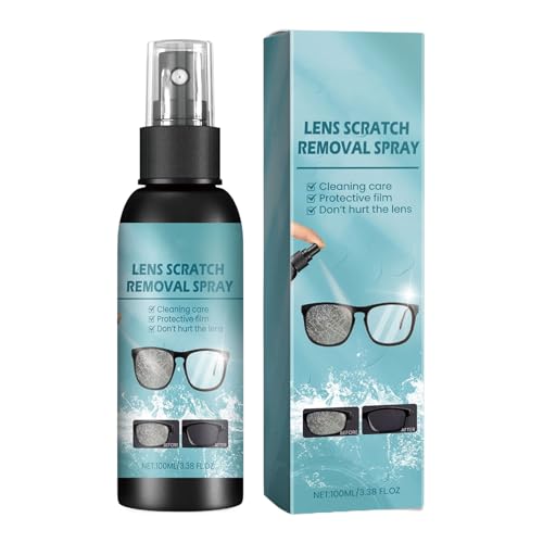Removedor de arañazos para anteojos, agente de eliminación de arañazos de gafas de sol, solución de mantenimiento para microscopio, óptica, vitrinas, cubiertas de faros, pantallas de teléfonos