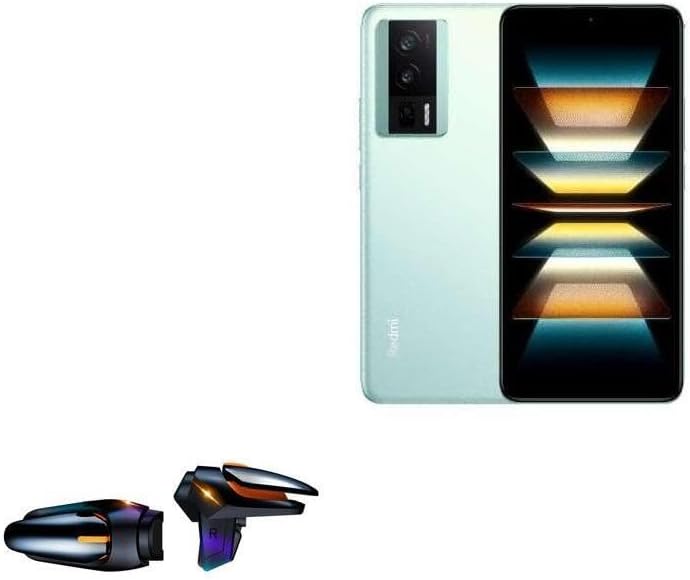 BoxWave Equipo para juegos compatible con Xiaomi Redmi K60 Pro - Pantalla táctil QuickTrigger Auto, botones de disparo Autofire Gaming Mobile FPS -