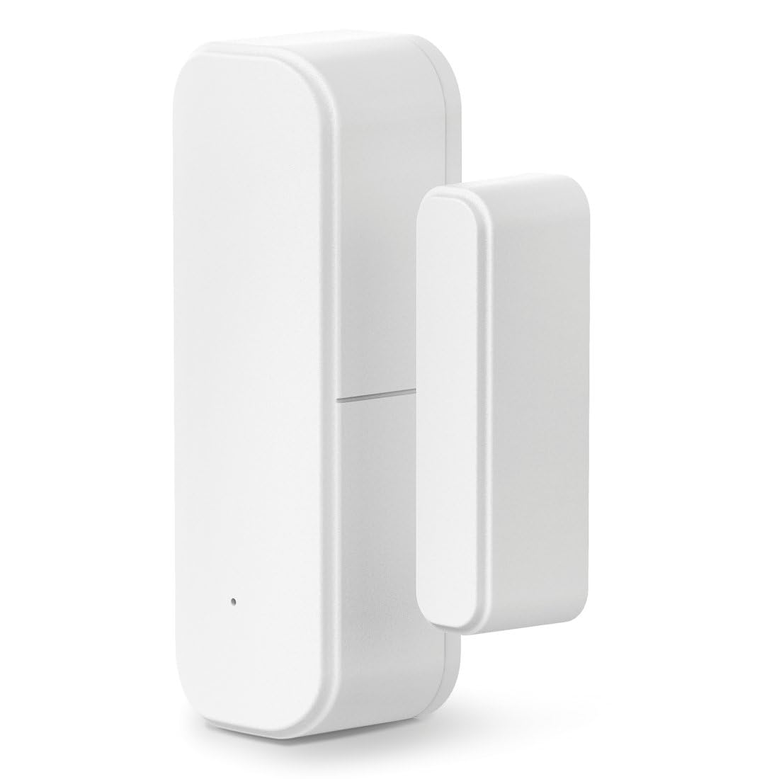 Hama Contatto Porta/finestra WiFi connesso (per porte/finestre/garage, Zigbee, Compatibile con Controllo vocale tramite Amazon Alexa/Google Assistant o Apple Siri), Bianco