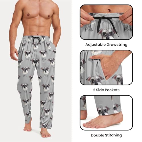 Custom Pajama Pants Pj's for Men & Women with Your Photo4