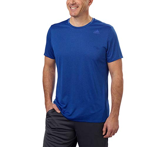 T-shirt Adidas Nova manches courtes bleu en taille L grand confort