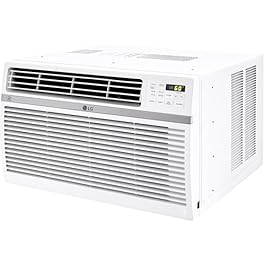 LG 12,000 BTU Smart Window Air Conditioner, 115V, AC Window Unit for Rooms up to 550 Sq. Ft., Perfect for Kitchen or Living Room, Phone & Voice Control, Works with LG ThinQ, Amazon Alexa, Hey Google