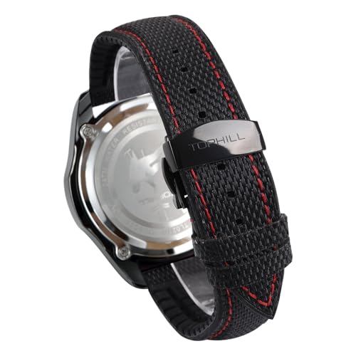 Mens Solar Watch, Eco Chronograph Watch, 47mm Big Face, Luminous Rugged Wrist Watch, Sapphire Crystal Lens, Solar Powered Military Watches for Hiking Climbing Casual3