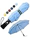 Chakipee Kompakter Reise Regenschirm Groß Sturmfest – Automatik Taschenschirm für Herren und Damen, Tragbarer 210T-Stoff 97 cm Spannweite 8 Rippen Schirm Himmelblau Regenschirm Schirm günstig Kaufen-Chakipee Kompakter Reise Regenschirm Groß Sturmfest – Automatik Taschenschirm für Herren und Damen, Tragbarer 210T-Stoff 97 cm Spannweite 8 Rippen Schirm Himmelblau
