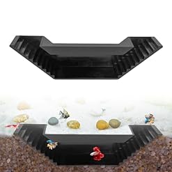 Silkwish Aquarium Tunnel Unterirdischer – Aquarium Versteck für Fisch Und Garnelen zum Züchten – Aquarienhöhle Dekoration für Kleine Garnele Fisch Verstecken 21 x 5,5 x 4cm