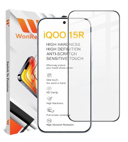 Image of Pack 1 - Tempered Guard for iQOO 15R 5G Ultrasonic FingerPrint Unlock Edges to Edge 9H Hardness Screen Glass Protector with Easy Installation kit