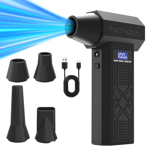 Souffleur Air Comprimé Électrique, 150000 TR/Min, Batterie 6000mAh, pour Clavier et PC