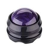 Manual Massage Ball Pain Relief Back Roller Massager Self Massage Therapy and Relax Full Body Tools for Sore Muscle Joint Pain Essential Oils or Lotion Relax (Purple)