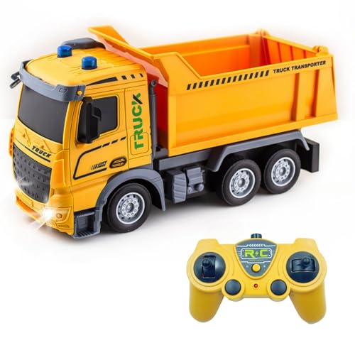 Giocattolo autoribaltabile radiocomandato, dumper telecomandato, 7 canali, struttura completamente...