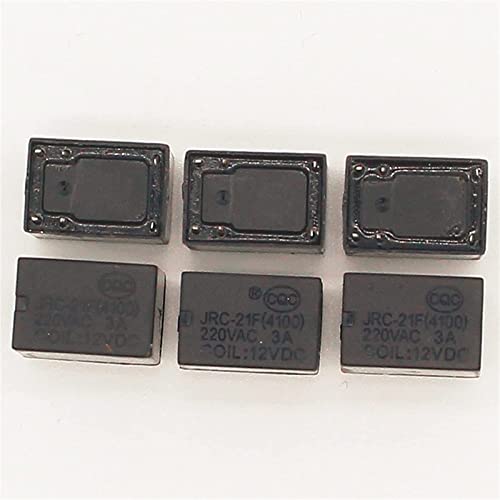 Relé 9VDC JRC-21F 4100 Interruptor de Relé Miniatura 6 Pins Tarjeta PCB 2