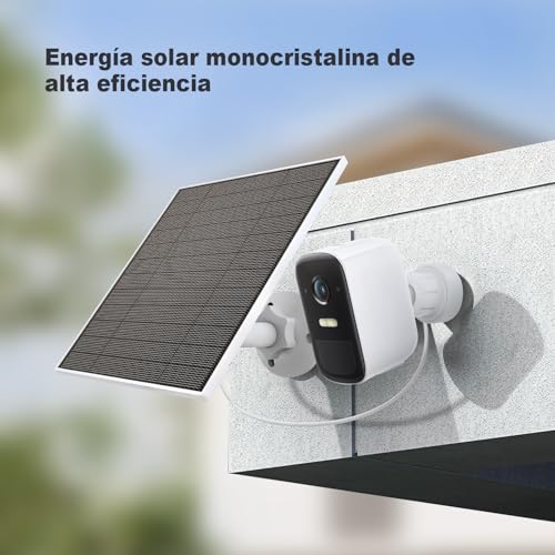 Panel solar para cámara Eufy 5W compatible con Eufycam 3 2 Pro C tipo C IP65 4