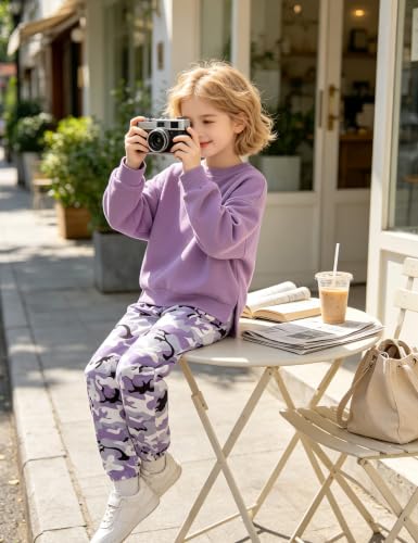 Image of Girl Clothes Sweatshirt Pullover Leggings Tracksuits Outfit 2PC Girls Clothes Size 6-14