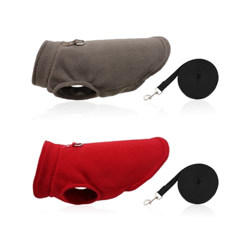 Vêtements pour Animaux De Compagnie 2 Pièces, Manteaux d'hiver Chauds pour Chiens, Gilets Épais, Fournitures pour Animaux De Compagnie