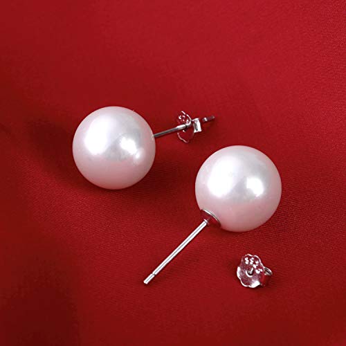 3 paia orecchini perline argento 925 perline