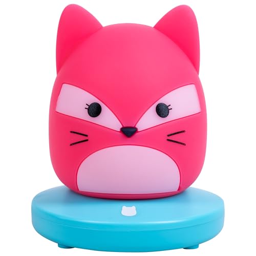Lampe d'ambiance Squishmallows Fifi le renard pour décorer une chambre d'enfant sur table de chevet