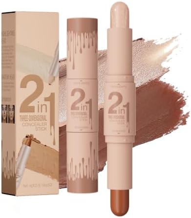 2 In 1 Dual End Contour Stick – Highlighter & Bronzer For All Faces & Tones