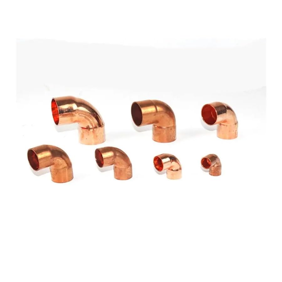 42mm Inner Dia x1.4mm Thickness Scoket Weld Copper End Feed 90 Deg Elbow Coupler Plumbing Fitting Water Gas Oil