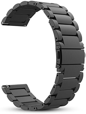 Fintie Band for Gear S3 / Galaxy Watch 46mm, 22mm Quick Release Stainless Steel Metal Replacement Strap Bands for Samsung Gear S3 Frontier / S3 Classic/Galaxy Watch 46mm Smartwatch