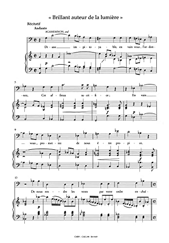 Airs d'opéra Français/French Operatic Arias - voor Baritone en Piano - Componist Gluck Christoph Willibald… - Image 3