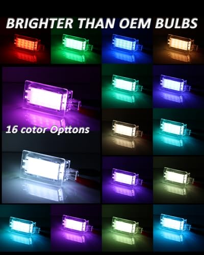 Luces LED RGB para puertas compatibles Dodge 2001-2020 miniatura 4