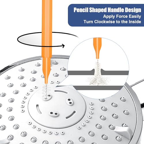 Image of 30pcs Shower Head Cleaner Tools, Shower Head Cleaning Brushes Multi-Size Shower Head Cleaner Picks Anti-Clogging Cleaning Brush for Bathroom Small Hole Gap Nozzle Window Slot