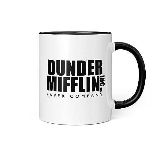 Caneca xícara de cerâmica porcelana série The Office Dunder Mifflin Michael Scott com embalagem para