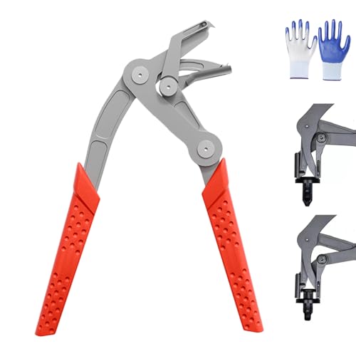 Auto Fastener Clip Removal Pliers, Heavy-Duty Spring-Loaded Trim Removal Pliers for remover Automotive Fasteners Clips, Door Pan