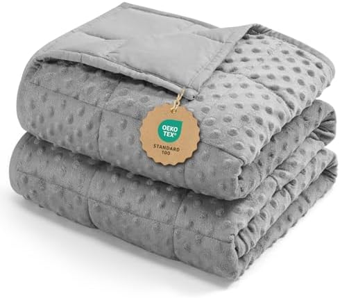 Kivik Breathable Weighted Blanket for Adults, 15 lbs Ultra Soft M...