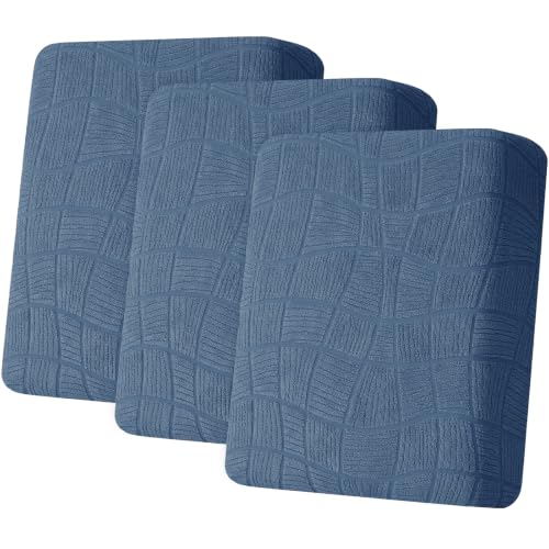 YSTELLAA Waterproof Couch Cushion Covers Non-Slip Sofa Slipcovers,Gray Blue