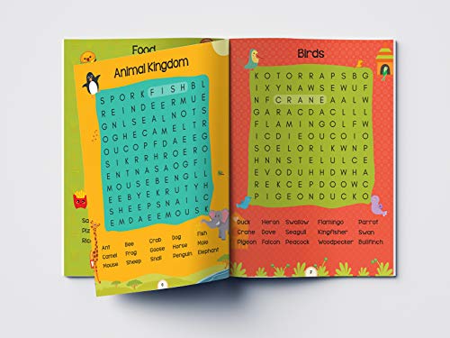 Word Search: First Fun Activity Book for Kids | Beginner Puzzles to Build Vocabulary | Ages 4–7 | 2+ Hours of Interactive Learning